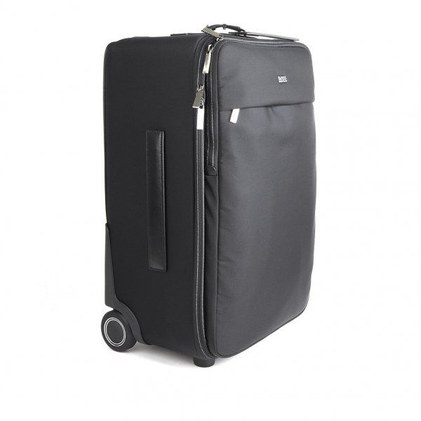 Hugo Boss Black Suitcase Cabin Hand Luggage Travel Wheely Holdall Carry